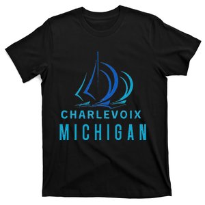 Michigan Michigander Great Lakes Lake Charlevoix Souvenir T-Shirt