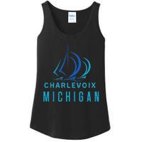 Michigan Michigander Great Lakes Lake Charlevoix Souvenir Ladies Essential Tank