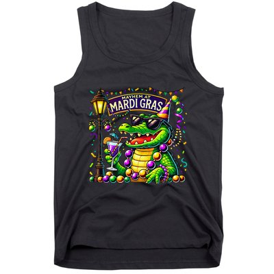 Mardigator Mardi Gras Alligator Costumemardi Gras Tank Top