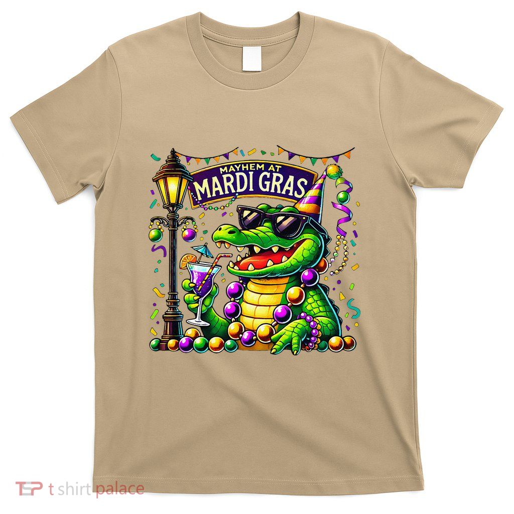 Mardigator Mardi Gras Alligator Costumemardi Gras T-Shirt