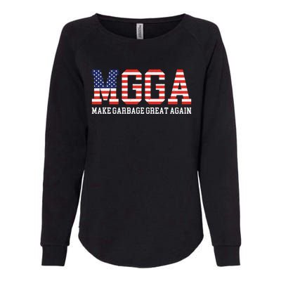 Mgga Make Garbage Great Again Womens California Wash Sweatshirt