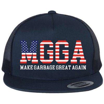 Mgga Make Garbage Great Again Flat Bill Trucker Hat