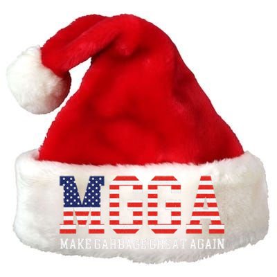 Mgga Make Garbage Great Again Premium Christmas Santa Hat