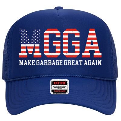 Mgga Make Garbage Great Again High Crown Mesh Back Trucker Hat