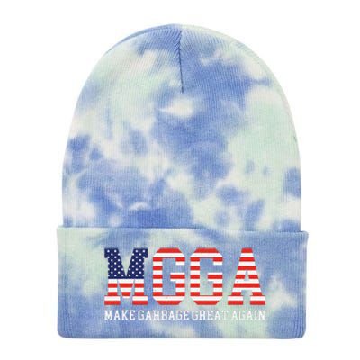 Mgga Make Garbage Great Again Tie Dye 12in Knit Beanie