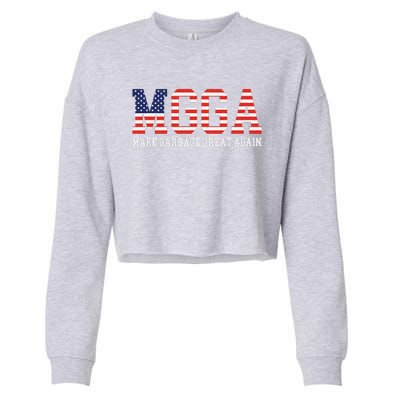 Mgga Make Garbage Great Again Cropped Pullover Crew