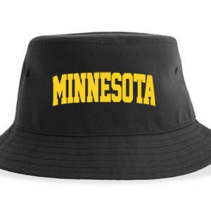 Minnesota Maroon Gold Throwback Sustainable Bucket Hat