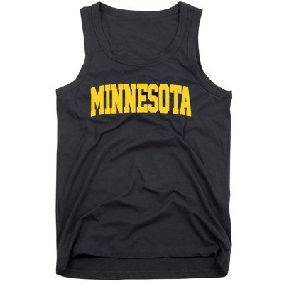 Minnesota Maroon Gold Throwback Tank Top