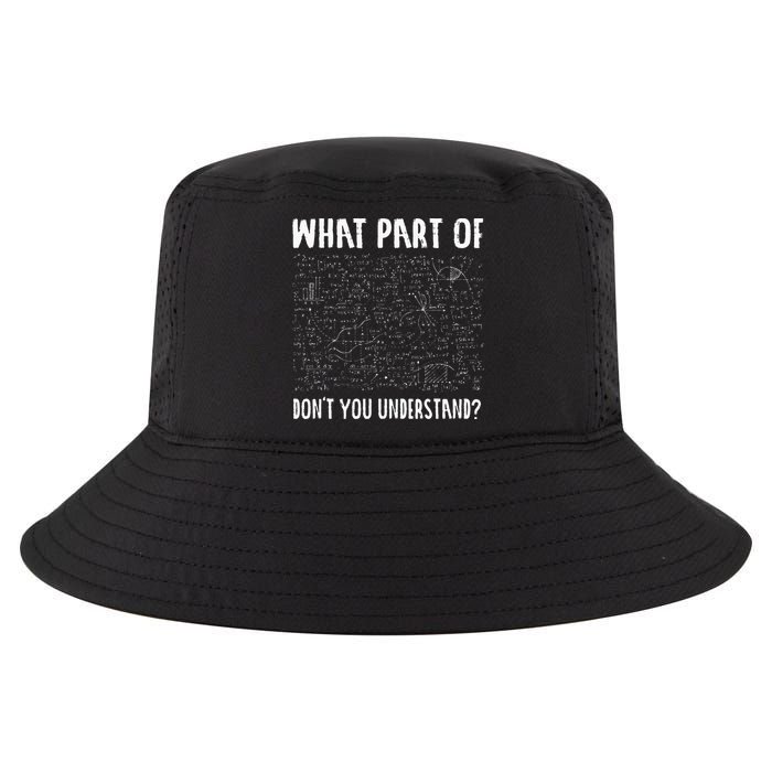 Mathematics Math Geek University Teacher Ironic Joke Cool Comfort Performance Bucket Hat