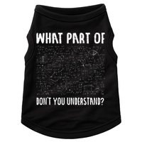Mathematics Math Geek University Teacher Ironic Joke Doggie Tank