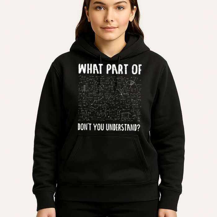 Mathematics Math Geek University Teacher Ironic Joke Hoodie