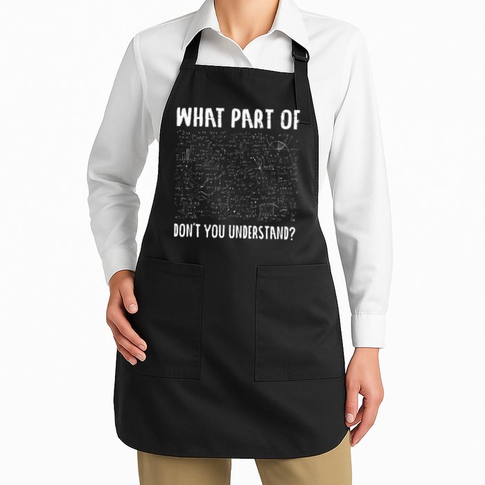 Mathematics Math Geek University Teacher Ironic Joke Apron