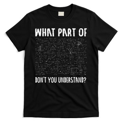 Mathematics Math Geek University Teacher Ironic Joke T-Shirt