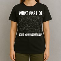 Mathematics Math Geek University Teacher Ironic Joke T-Shirt
