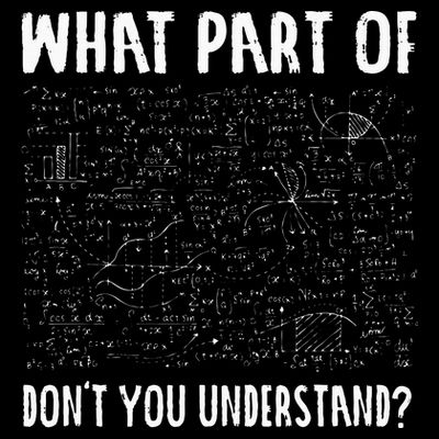 Mathematics Math Geek University Teacher Ironic Joke T-Shirt