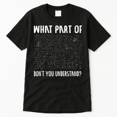 Mathematics Math Geek University Teacher Ironic Joke Tall T-Shirt