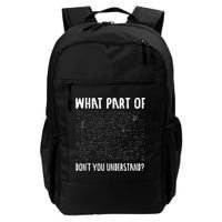 Mathematics Math Geek University Teacher Ironic Joke Backpack