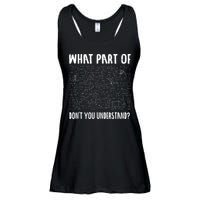 Mathematics Math Geek University Teacher Ironic Joke Ladies Essential Flowy Tank