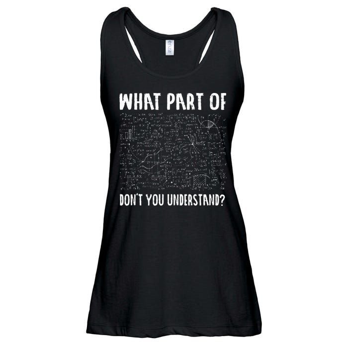 Mathematics Math Geek University Teacher Ironic Joke Ladies Essential Flowy Tank