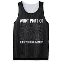 Mathematics Math Geek University Teacher Ironic Joke Mesh Reversible Basketball Jersey Tank