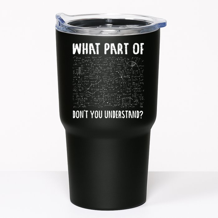 Mathematics Math Geek University Teacher Ironic Joke Tumbler