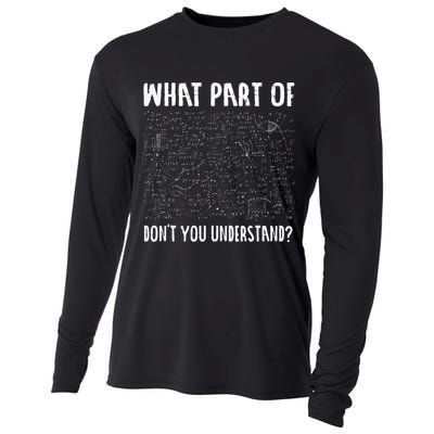 Mathematics Math Geek University Teacher Ironic Joke Cooling Performance Long Sleeve Crew