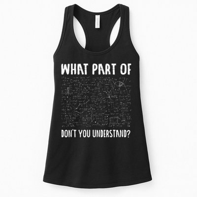 Mathematics Math Geek University Teacher Ironic Joke Womens Tank Top