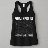 Mathematics Math Geek University Teacher Ironic Joke Womens Tank Top