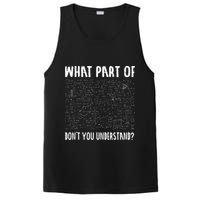 Mathematics Math Geek University Teacher Ironic Joke PosiCharge Competitor Tank