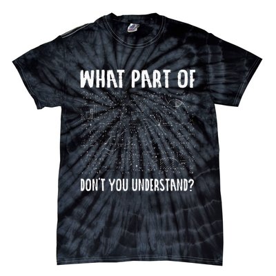 Mathematics Math Geek University Teacher Ironic Joke Tie-Dye T-Shirt