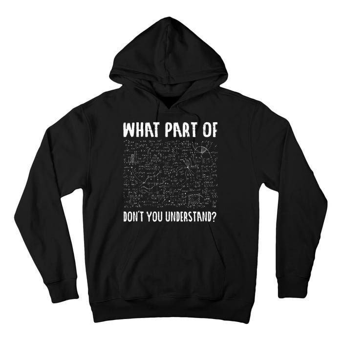 Mathematics Math Geek University Teacher Ironic Joke Tall Hoodie