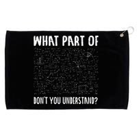 Mathematics Math Geek University Teacher Ironic Joke Grommeted Golf Towel
