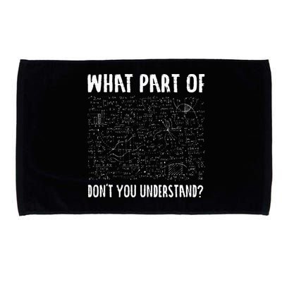 Mathematics Math Geek University Teacher Ironic Joke Microfiber Hand Towel