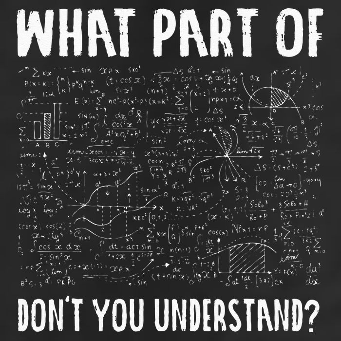 Mathematics Math Geek University Teacher Ironic Joke Microfiber Hand Towel