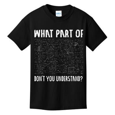 Mathematics Math Geek University Teacher Ironic Joke Kids T-Shirt