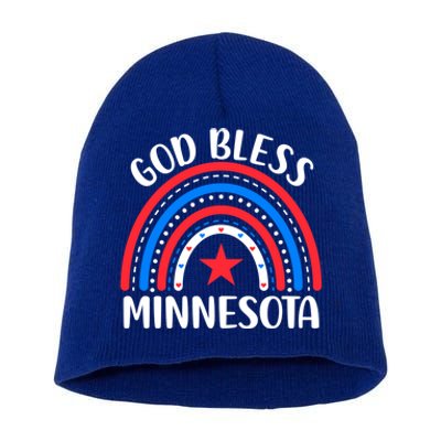 Minnesota Meaningful Gift I Love Minnesota Usa Cute Gift Short Acrylic Beanie