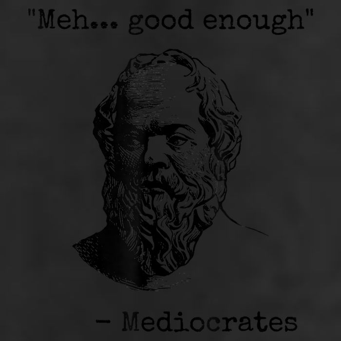 Memes Meh Good Enough Funny Mediocrates Sarcastic Philosophy Meme Mediocrates 15oz Campfire Ceramic Mug