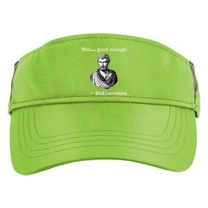 Memes Meh Good Enough Funny Meh Good Enough Mediocrates Demotivational Quote Adult Drive Performance Visor