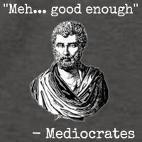 Memes Meh Good Enough Funny Meh Good Enough Mediocrates Demotivational Quote Vector Backpack