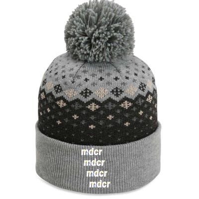 Mdcr MDCR Guardiola Splatter Pep The Baniff Cuffed Pom Beanie