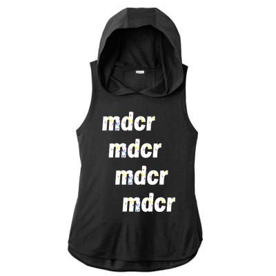 Mdcr MDCR Guardiola Splatter Pep Ladies PosiCharge Tri-Blend Wicking Draft Hoodie Tank