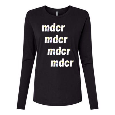 Mdcr MDCR Guardiola Splatter Pep Womens Cotton Relaxed Long Sleeve T-Shirt