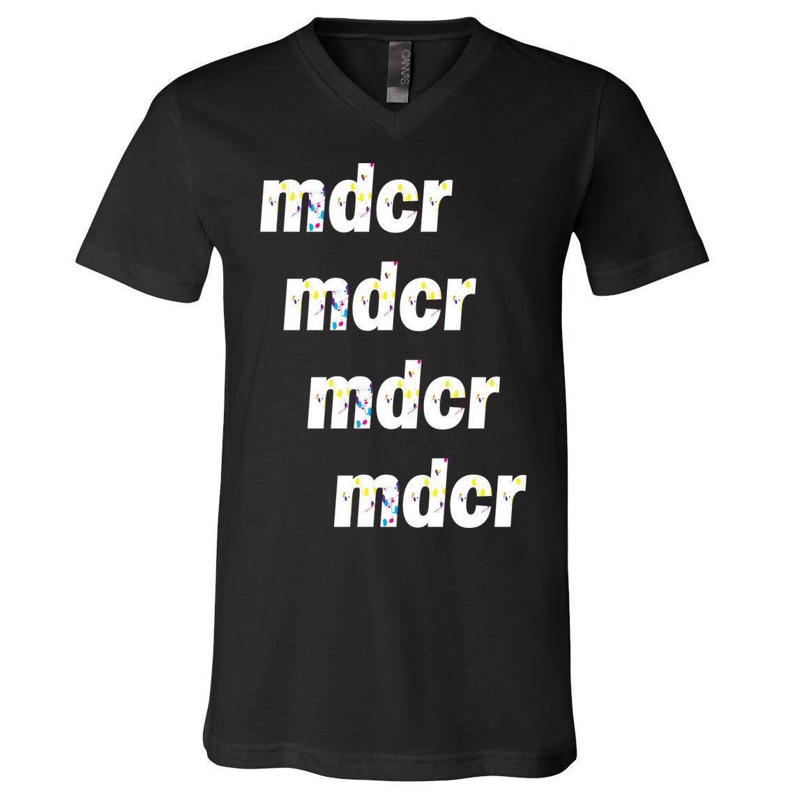 Mdcr MDCR Guardiola Splatter Pep V-Neck T-Shirt