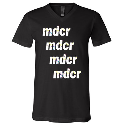 Mdcr MDCR Guardiola Splatter Pep V-Neck T-Shirt