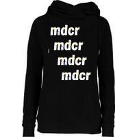 Mdcr MDCR Guardiola Splatter Pep Womens Funnel Neck Pullover Hood