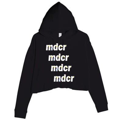 Mdcr MDCR Guardiola Splatter Pep Crop Fleece Hoodie