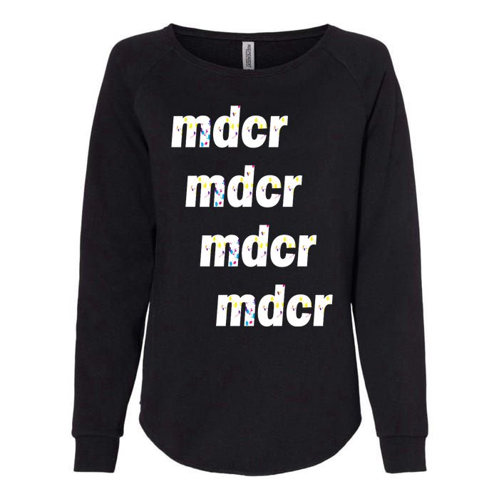 Mdcr MDCR Guardiola Splatter Pep Womens California Wash Sweatshirt