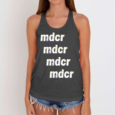 Mdcr MDCR Guardiola Splatter Pep Women's Knotted Racerback Tank