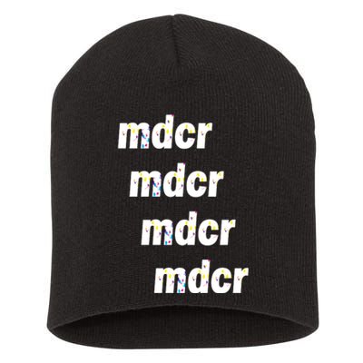 Mdcr MDCR Guardiola Splatter Pep Short Acrylic Beanie