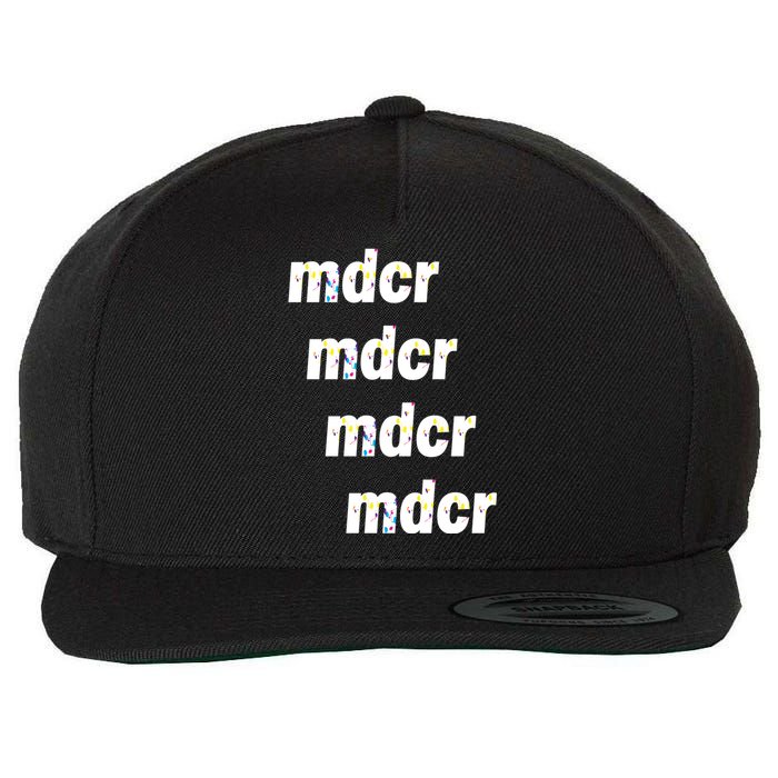 Mdcr MDCR Guardiola Splatter Pep Wool Snapback Cap